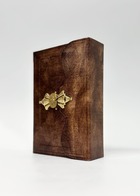 Antiekgebonden zakbijbel met gouden slot