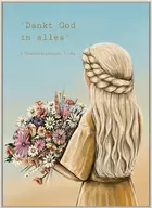 Poster A5 Dankt God in alles