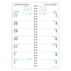 Weekomleg op schild Blauwe bloemen 2027