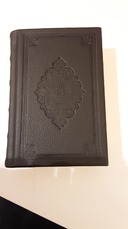 Zakbijbel zwart leer met index