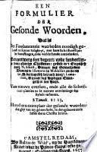 Formulier der gesonde woorden