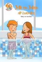 Jelle en jolien op zwemles