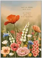 Poster A5 Loof de HEERE mijn ziel, en