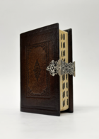 Antiekgeb. zakbijbel met zilv.slot index