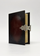 Antiekgebonden Bijbel met zilv. slot