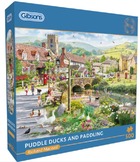 Puddle ducks and paddling