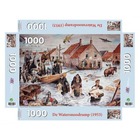 Puzzel De Watersnoodramp (1953) blauw